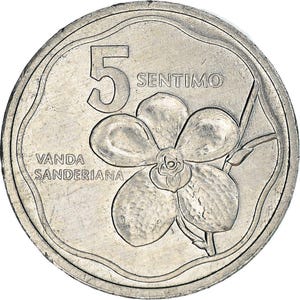 Filipinas 5 Sentimo Coin / Melchora Aquino / KM239 / 1983 - 1992