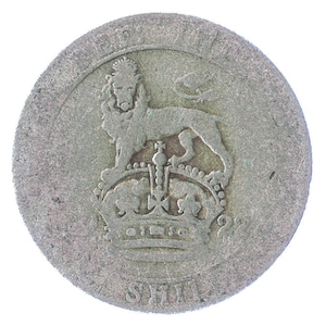 British 1 Shilling Silver Coin - King George V. Mixed England Money 1911-1927