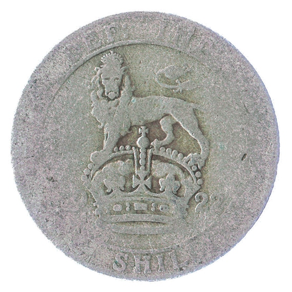British 1 Shilling Silver Coin - King George V. Mixed England Money 1911-1927