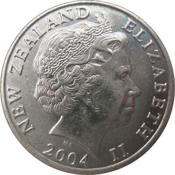 New Zealand Coin 20 Cents | Queen Elizabeth II | Maori