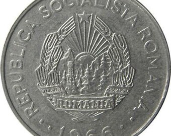 ルーマニアのコイン 3 レイ |ルーマニア | 1966年 - Etsy 日本