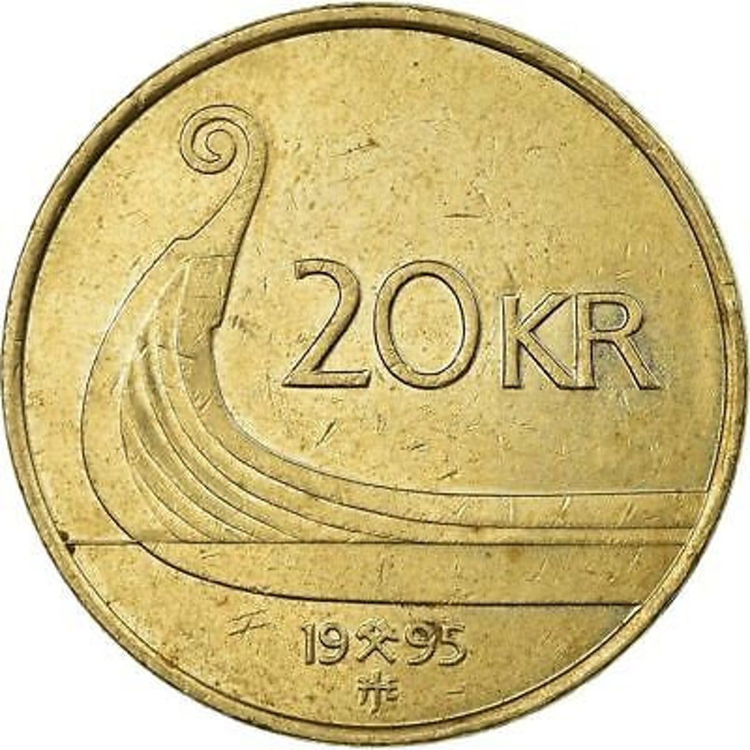 ノルウェー　580クローネ　約8260日本円　コイン　古銭　貨幣　ノルウェー旅行 ノルウェー 580クローネ 約8260日本円 コイン 古銭 貨幣