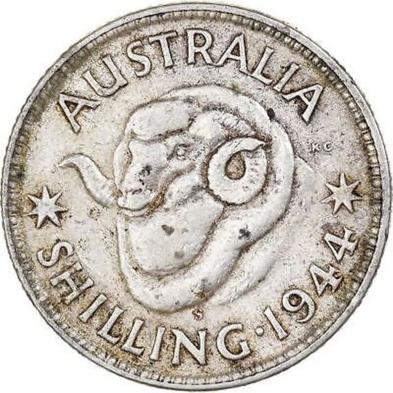 Australian Coin 1 Shilling | George VI | Merino Ram