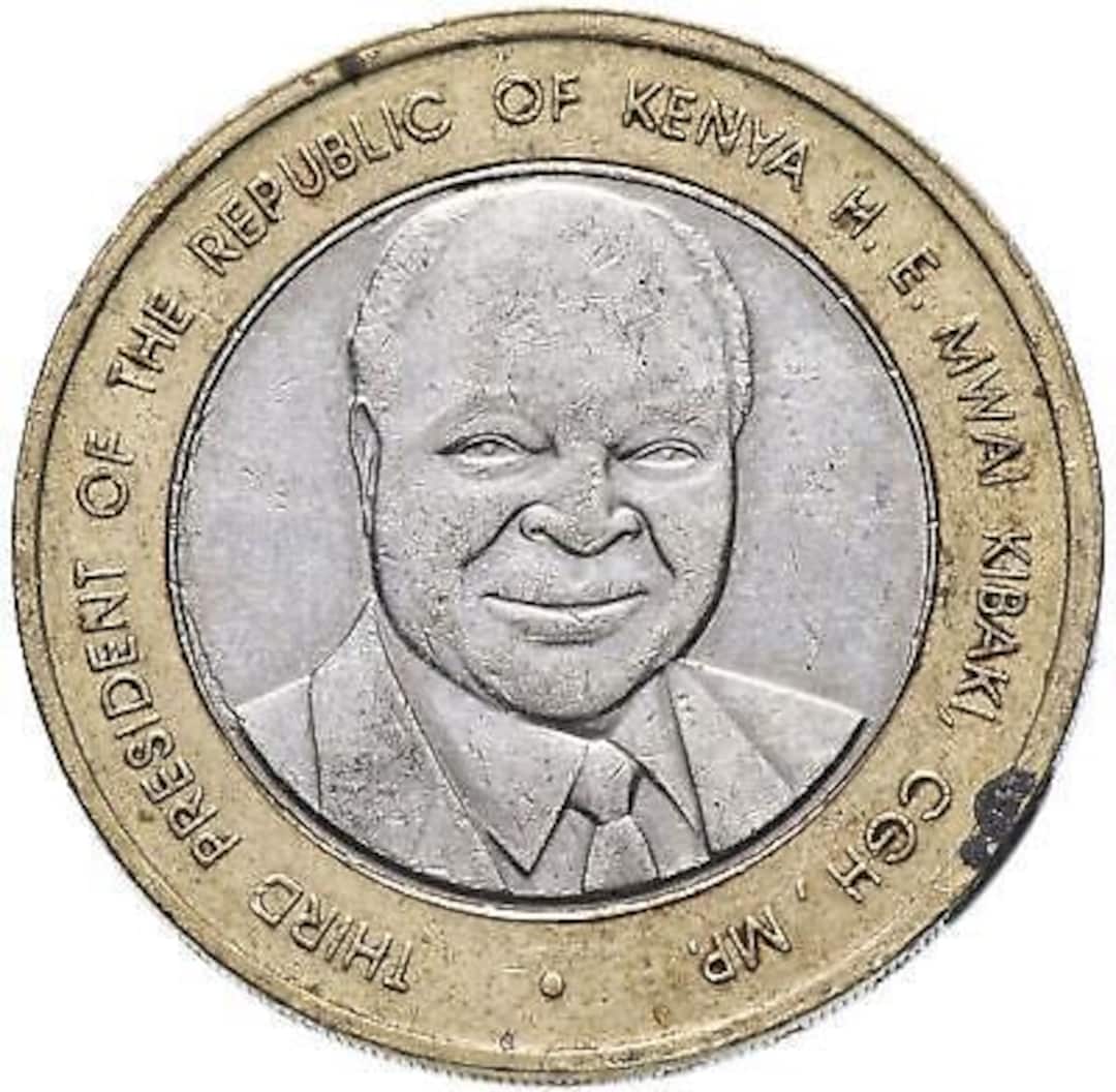 Kenya様 Kenya 1985 5 SHILLINGS Coin with Special 7-Sided Coin Shape
