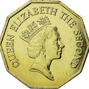 Belizean Coin 1 Dollar | Queen Elizabeth II | Pina | Nina | Belize | 1990 - 2018