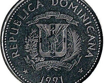 ドミニカ共和国 25センタボ硬貨 | 牛 | カート | 1989 - 1991 - Etsy 日本