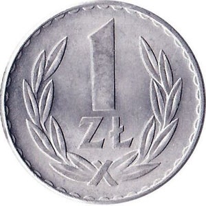 Moneta Polacca 1 Złoty / Aquila / Polonia / 1949