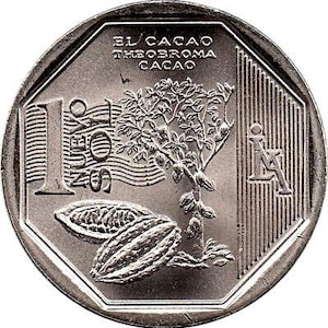Peru | 1 Nuevo Sol Münze | Kakao | KM375 | 2013