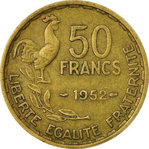French Coin 50 Francs | France | 1950 - 1958
