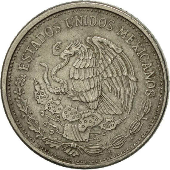 No.４アンティーク メキシコ硬貨 peso【早い者勝ち】入手困難 No.4アンティークコイン メキシコ硬貨 peso【早い者勝ち】入手困難