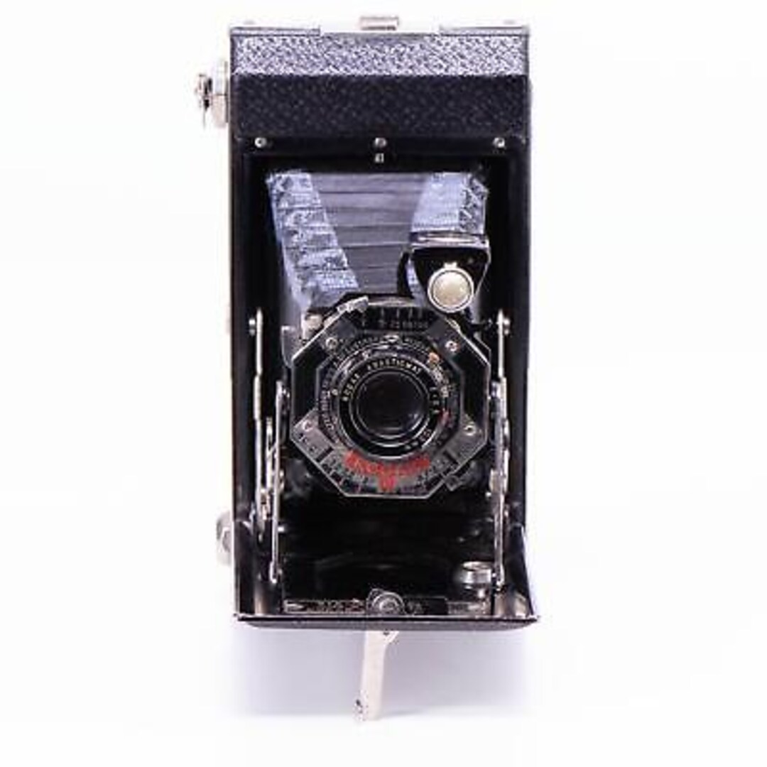 Kodak Six-20 Art Déco lens Kodak 6,3 100 mm fonctionnel avec un étui