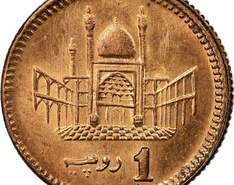 ヴィンテージ 1940-1945 イギリス領インド 1ルピー銀貨 国王ジョージ6