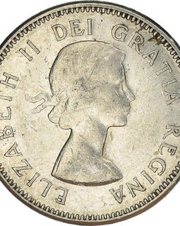 1964年 カナダ 5セント 硬貨 カナダ硬貨 カナダ 5セント | エリザベス2世 | ビーバー | 1963 - 1964