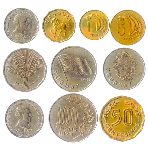ウルグアイコインセット | ペソ・センテシモ | 南米通貨ミックス