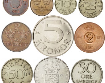 スウェーデンのコイン | 古い収集価値のあるスウェーデンの通貨