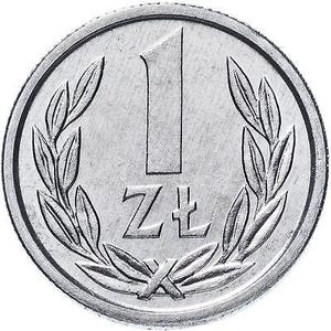 Moneta polacca 1 Zloty / Aquila / Polonia / 1989 - 1990
