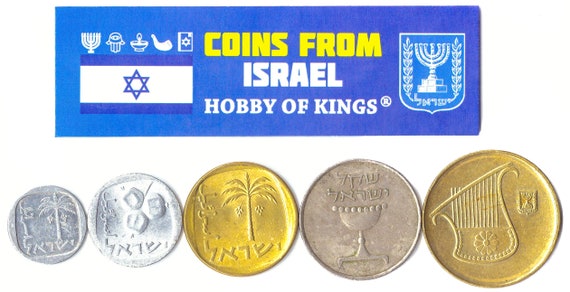 Lot of 30 Coins 5 Agora Old Israeli RARE Coin Collection Israel Ancient