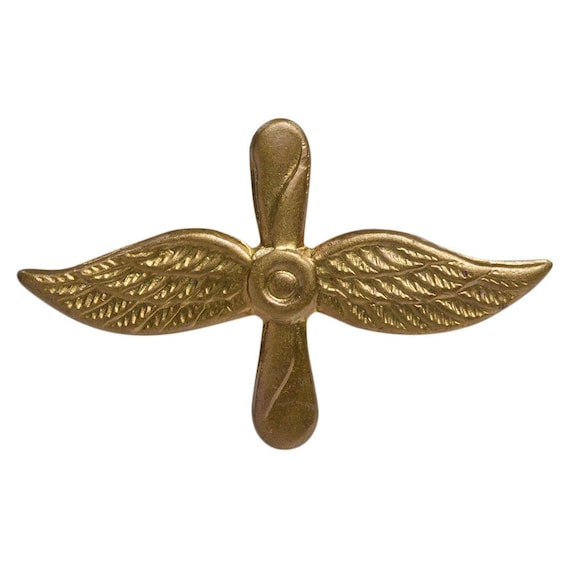 Tschechoslowakische Armee Pilot Schulter Pins Air Force Aviation Abzeichen Flugel Und Propeller