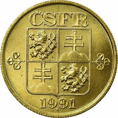 チェコ スロバキア 10コロナ 1927年 ミュシャ デザイン ea1902 1933年チェコスロバキア10ダカット金貨【MS64】 | アンティーク