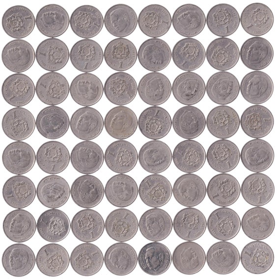Morocco 100 Coins 1 Dirham | Mohammed VI | African Currency | Moroccan Money | Arabian Cash | Y117 | 2002