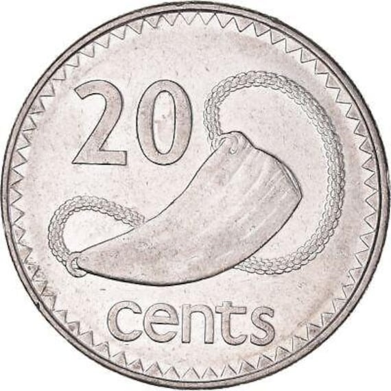 フィジー | 20 セント硬貨 | エリザベス 2 世 | タブア