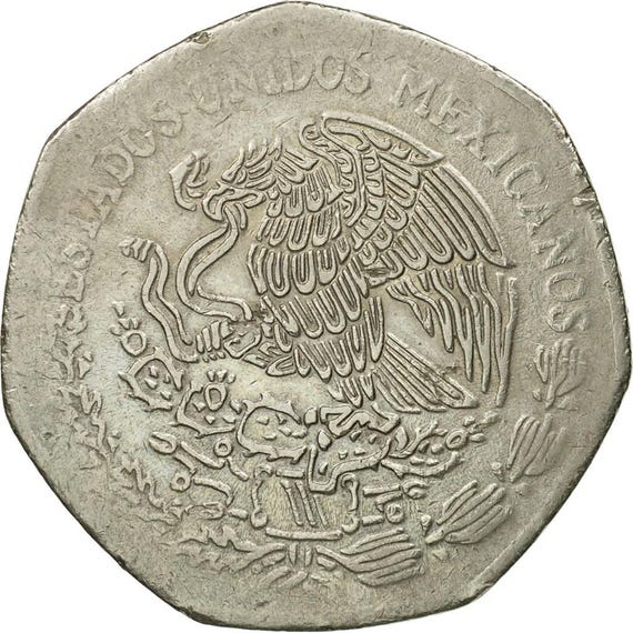 メキシコ 10 ペソ硬貨 |ミゲル・イダルゴ・コスティージャ | KM477