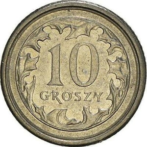Moneta Polacca 10 Groszy / Aquila / Polonia / 1990 - 2016