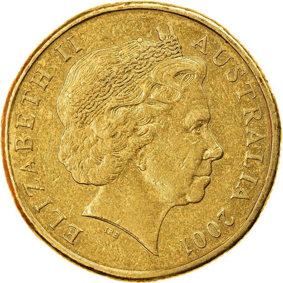 オーストラリア硬貨 1ドル | エリザベス2世 | オーストラリア