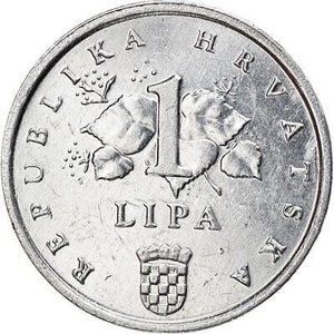 Croatian Coin 1 Lipa | Corn | 1993 - 2021
