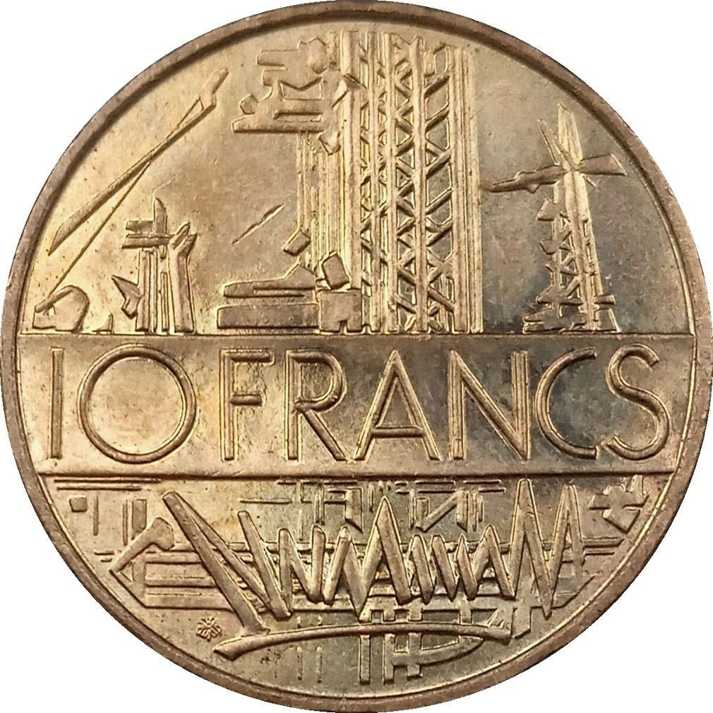 Piece De 10 Francs 1990 Valeur 10 franc coin - Etsy France