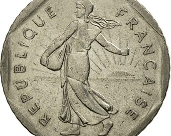 フランス硬貨 2フラン | フランス | 1977 - 2001 - Etsy 日本