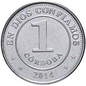 Nicaragua 1 Cordoba Coin | 2002 - 2014
