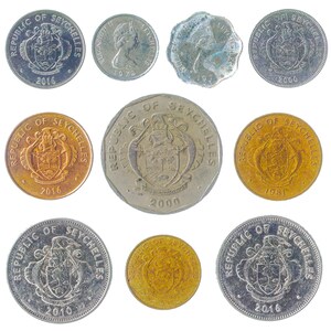 Seychelles Coins Cents Rupees East African Island Money Collectible Currency Collection Exotic Sea Animals Jellyfish Tuna Frog Shell image 2