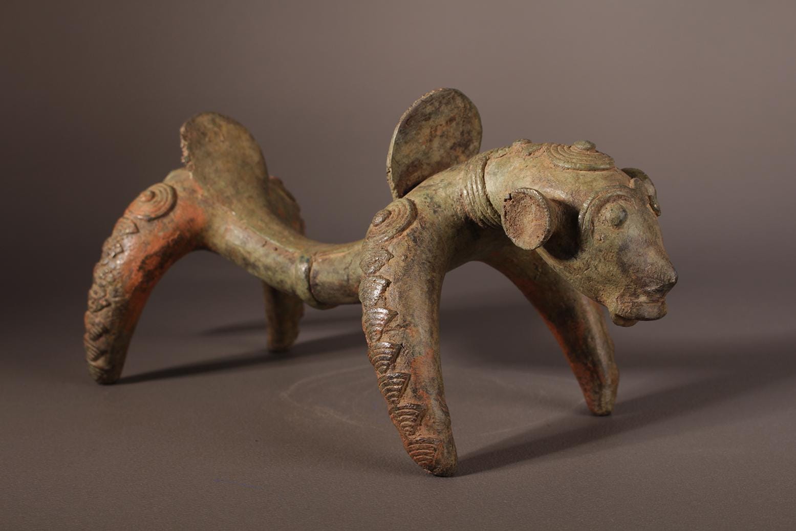 ドゴン族の青銅製馬像、マリ部族芸術彫像 12647 - Etsy 日本