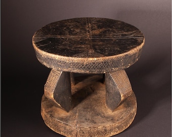 アカン族の木製スツール – ヴィンテージアフリカンアート | ガーナの