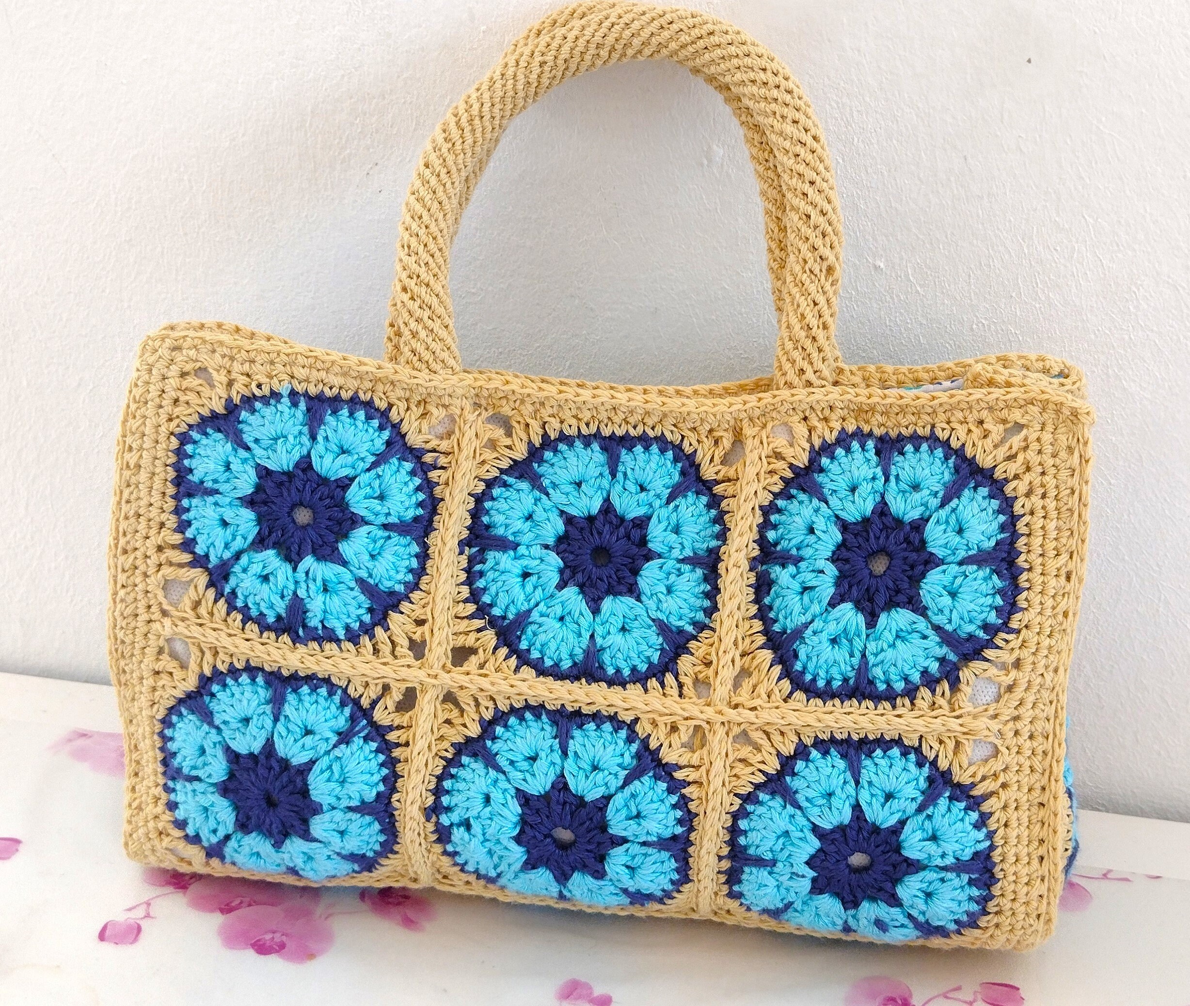 Borsa In Paglia Intrecciata Donna Estiva – Modello Boho Con Frange E Perline, Piccola A Mano, Per Spiaggia E Città - 4