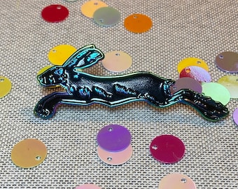 Leaping Hare Pin