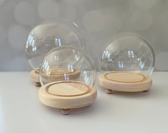 Round Glass Cloches