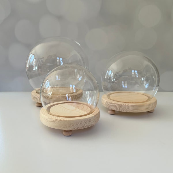 Round Glass Cloches