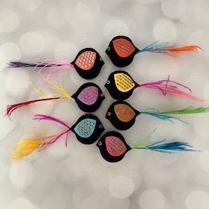 Bird Ornament ~ Original Handmade Felt Ornament