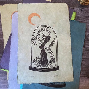 Magic ~ Original Handmade Linocut Print