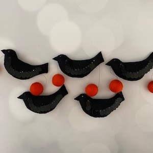 Felt Crow Garland KIT ~ Make Your Own Crow Garland