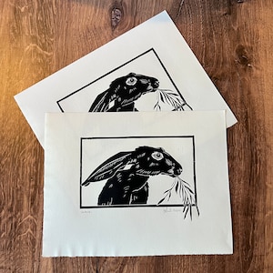 Snack - Handmade Original Linocut Print