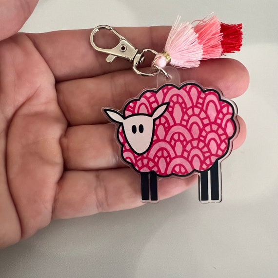 Sheep Bag Charms - Etsy