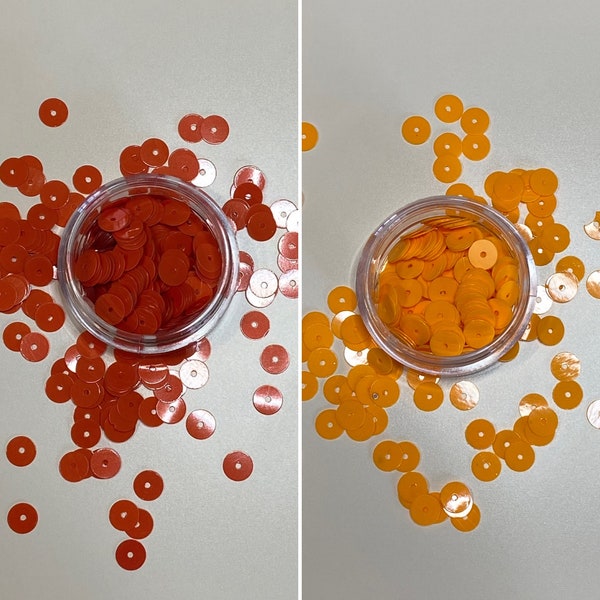 Oranges 6MM Sequins