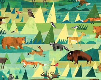 Wild North Windham Fabrics by the 1/2 Yard