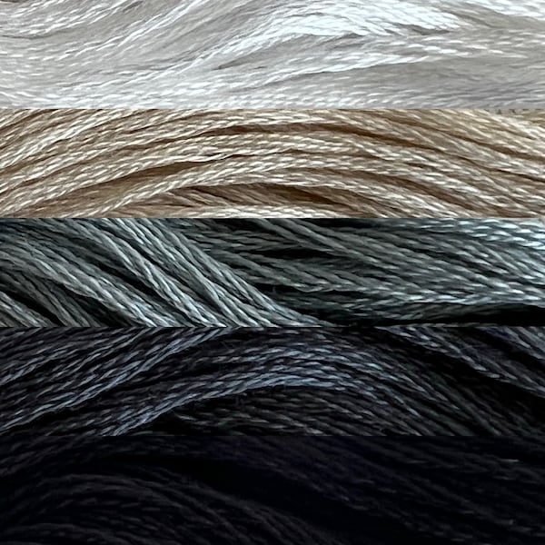 Cosmo Embroidery Floss Neutrals