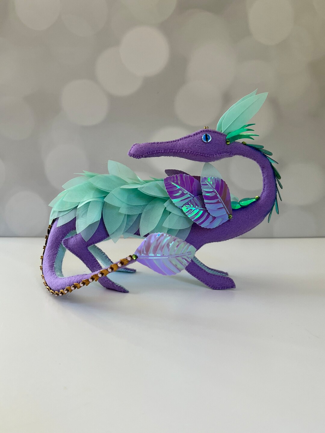 Water Lily Dragon ~ Hand Made Dragon - Etsy