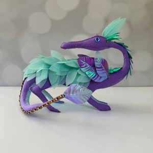 Water Lily Dragon ~ Hand Made Dragon