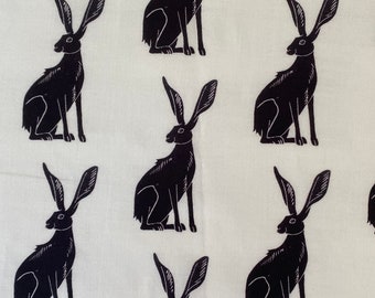 Sitting Hare Fabric